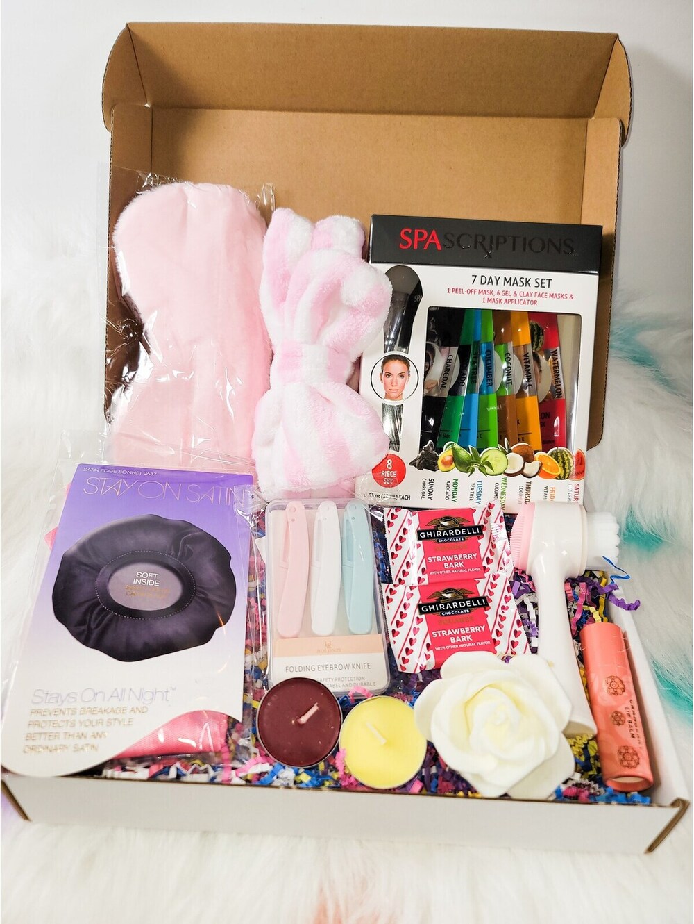 Luxury Women's Self-Care Spa Gift Box - Pamper Set with Face